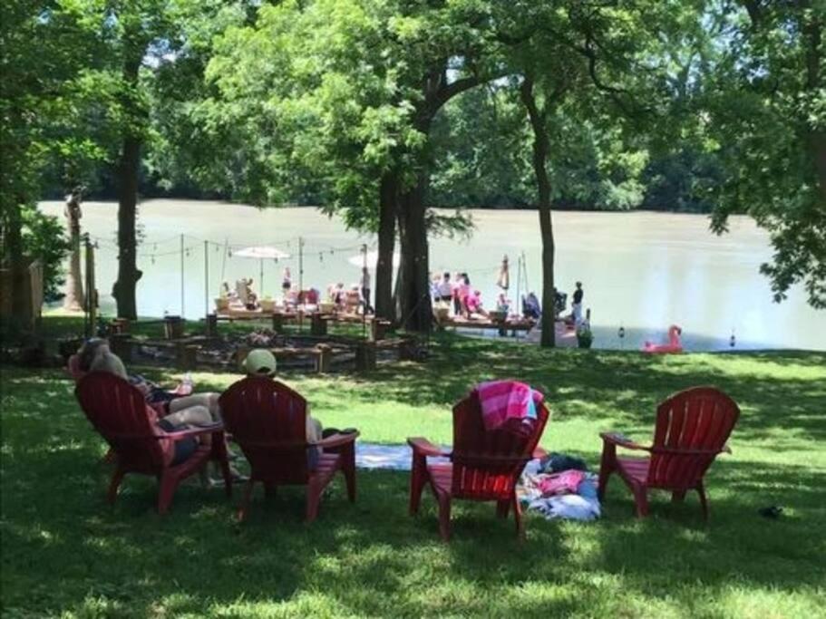 The River Haven - Sleeps 32 - On Guadalupe River 塞金 外观 照片