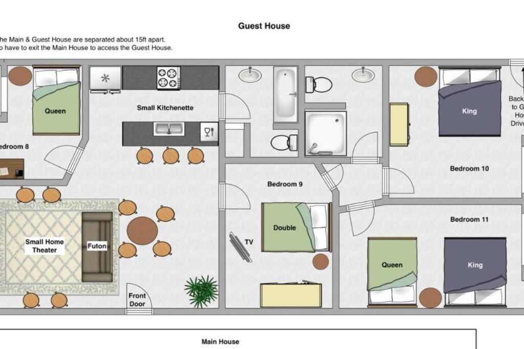 The River Haven - Sleeps 32 - On Guadalupe River 塞金 外观 照片